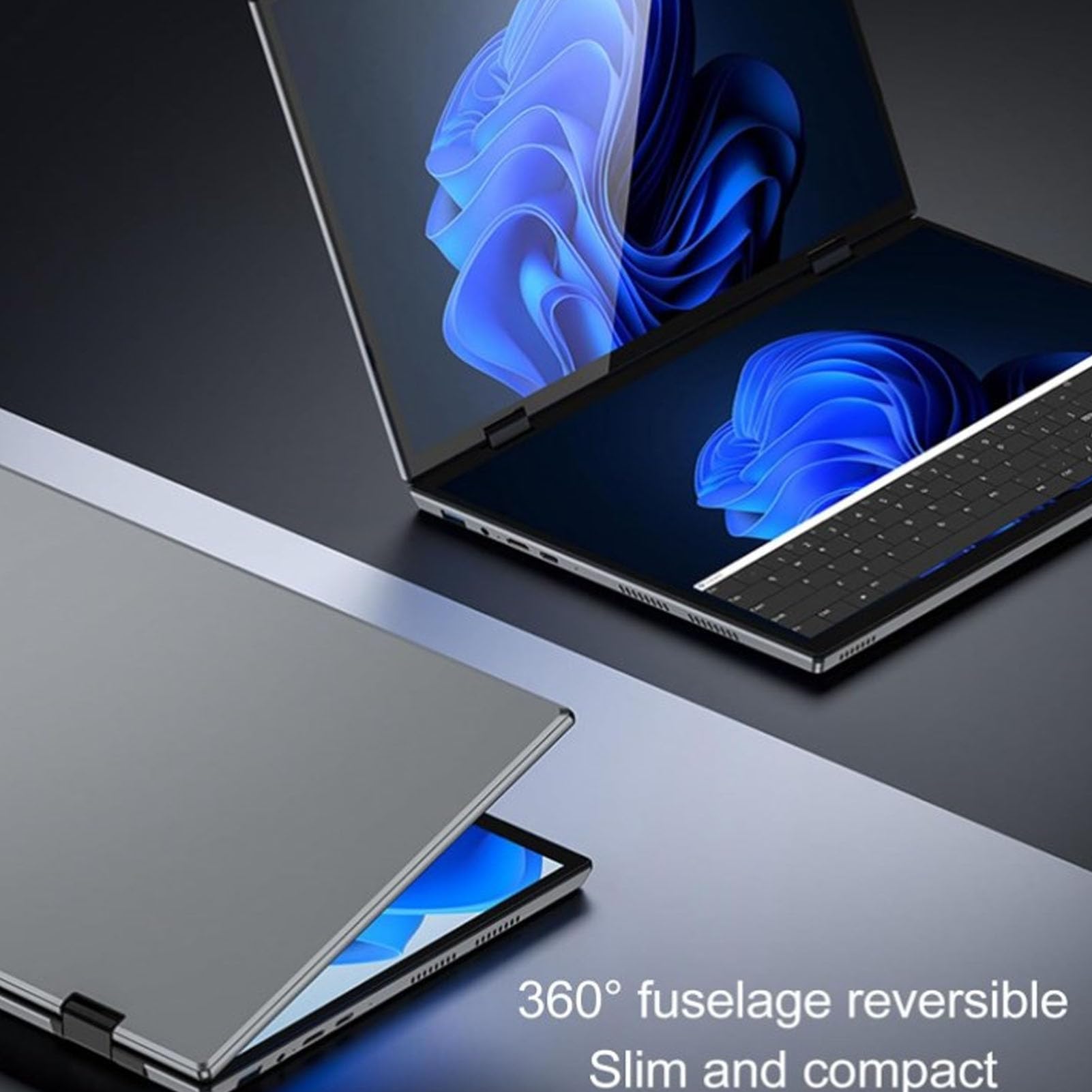 Amazon.co.jp: 2-in-1 ノートパソコン、10.5 インチ デュアル